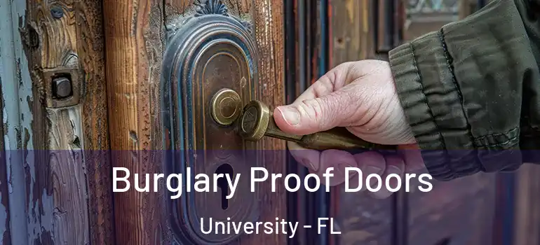  Burglary Proof Doors University - FL