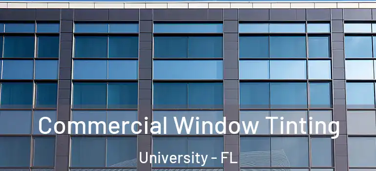  Commercial Window Tinting University - FL