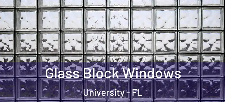  Glass Block Windows University - FL