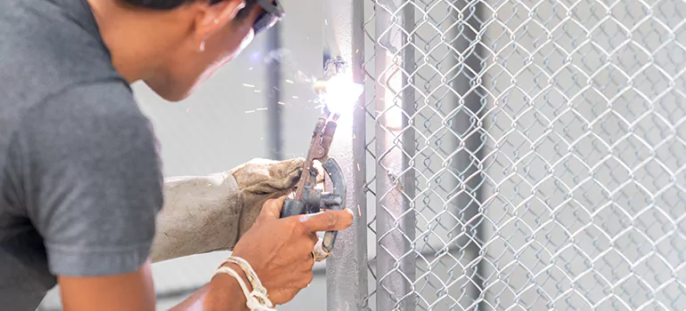 Commercial Mesh Door Repair in University, FL