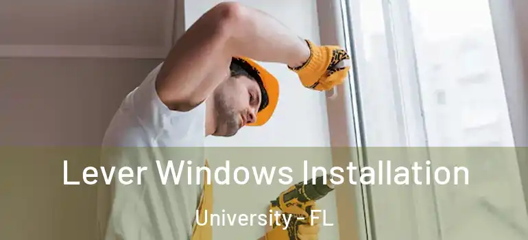  Lever Windows Installation University - FL