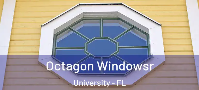 Octagon Windowsr University - FL