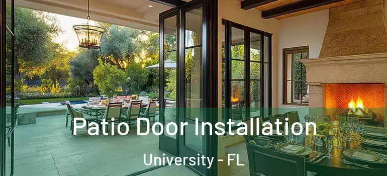  Patio Door Installation University - FL