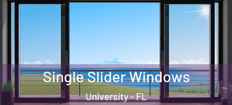  Single Slider Windows University - FL