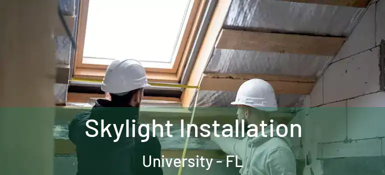  Skylight Installation University - FL