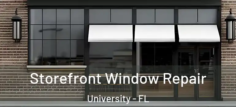  Storefront Window Repair University - FL