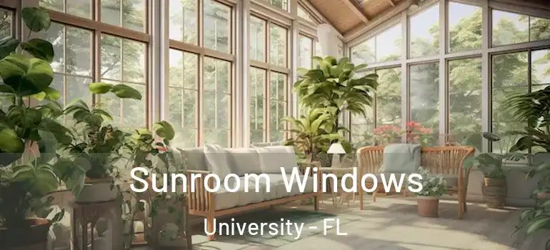  Sunroom Windows University - FL