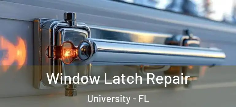  Window Latch Repair University - FL