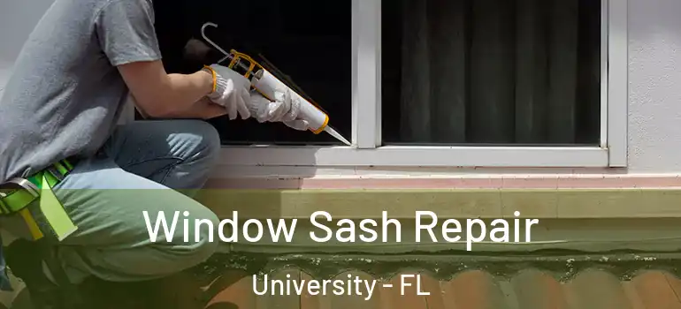 Window Sash Repair University - FL