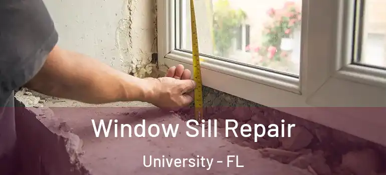  Window Sill Repair University - FL